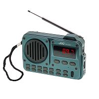 радиоприемник переносной joc h678bt bluetooth/tf/usb - проигрыватель, питание: аккумулятор / 220в  фото