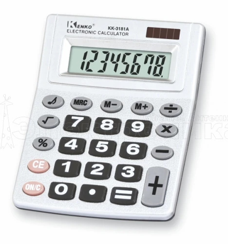 калькулятор kenko kk-3181a (8 разр) настольный/200  фото