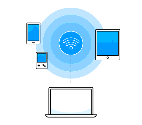 Создаем компьютерную сеть и объединяем с ноутбуком по Wi-Fi