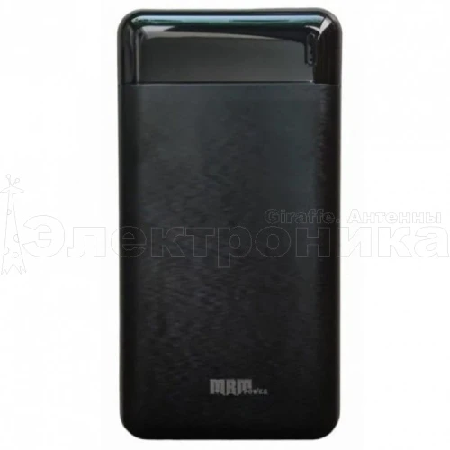 портативный аккумулятор mrm gp13m (30000mah) черный powerbank  фото