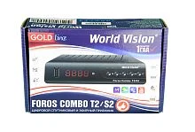 Цифровая приставка World Vision FOROS Combo эфирно-спутниковый DVB-T2/S2/C тв ресивер, медиаплеер  от магазина Электроника GA