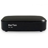 Ресивер цифровой BarTon TA-561 эфирный DVB-T2/C тв приставка ТВ без абонплаты TV-тюнер медиаплеер от магазина Электроника GA
