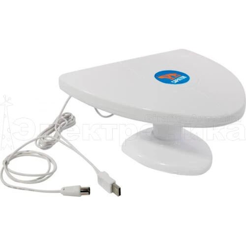 Антенна ТВ комнатная цифровая BAS-5128-USB САРАТОВ-USB эфирная для DVB-T2 телевидения Рэмо  купить в г.МОСКВА