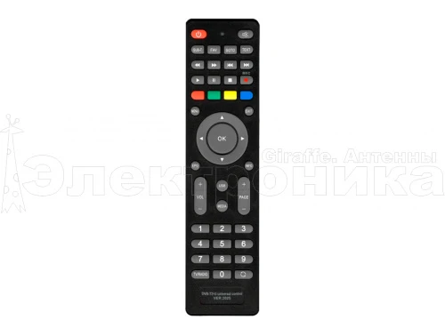 пульт универсальный huayu dvb-t2 +3 ver.2025 для приставок универсальный для разных моделей dvb-t2  фото