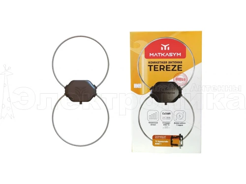 Антенна ТВ комнатная цифровая Терезе MalkaTech эфирная для DVB-T2 телевидения купить в г.МОСКВА