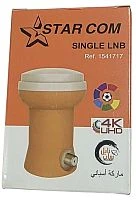 конвертер на 1 выход starcom линейной поляризации универсальный для мтс/телекарта/триколор 75/нтв 55  фото