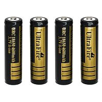 аккумулятор ultrafire brc 18650 - (max 4600ma, 2400 mah, 3.7v) перезаряжаемая литий-ионная батарейка  фото
