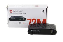 Ресивер цифровой DIGIFORS HD72M эфирный DVB-T2  приставка бесплатное тв TV-тюнер медиаплеер IPTV от магазина Электроника GA
