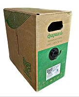 кабель для компьютерных сетей фариаль ксвпп utp 4 cat5e 24awg cu outdoor пр-во рф, 305м 4х2х0.52-145  фото