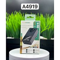 сетевой фильтр live-power h5011 розетка + 4usb  (qc3.0+pd) 40w, черный  фото