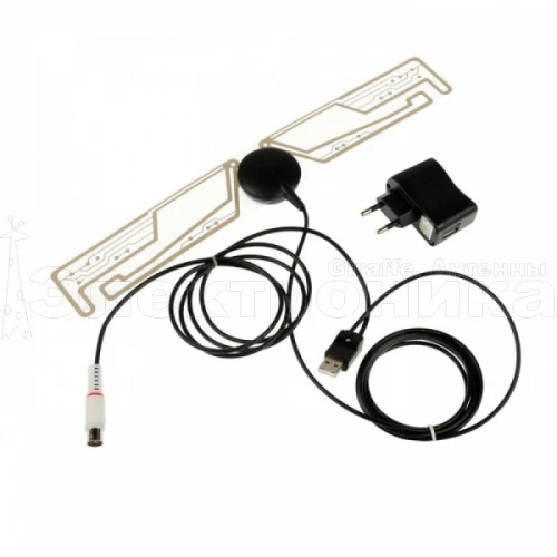 Антенна ТВ комнатная цифровая BAS-5322-DX СТРЕКОЗА USB+ эфирная для DVB-T2 телевидения Рэмо купить в г.МОСКВА