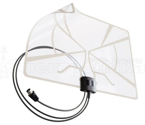 Антенна ТВ комнатная цифровая BAS-5324-P Диаграмма эфирная для DVB-T2 телевидения Рэмо купить в г.МОСКВА