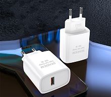 блок питания sendem 50w, 8а og12 зарядное устройство с usb , qc3.0, белый цвет  фото
