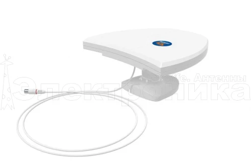 Антенна ТВ комнатная цифровая BAS-5128-5V САРАТОВ-5V эфирная с усилением,для DVB-T2 телевидения Рэмо купить в г.МОСКВА