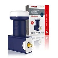 конвертер спутниковый на 1 выход lu-40scir для триколор/нтв-плюс круговой поляризации lumax  фото