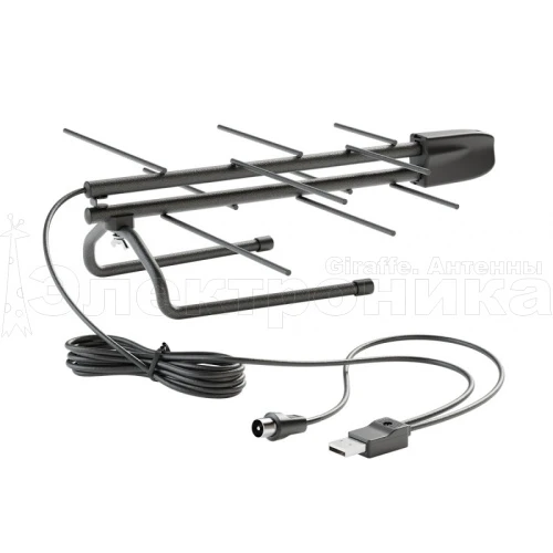 Антенна ТВ комнатная цифровая WV-Regul-ТIA-USB активная, эфирная для DVB-T2 телевидения купить в г.МОСКВА