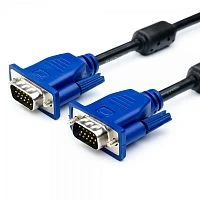 шнур vga - vga  3+2 mrm v302 длина 1,5м, с 2-мя фильтрами  фото