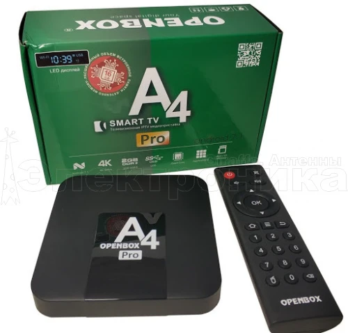 iptv приставка  openbox а4 pro   смарт тв-приставка 4к  фото