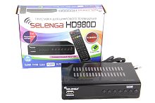 Цифровая приставка SELENGA HD980D эфирный DVB-T2/C тв ресивер, тюнер бесплатного IPTV, медиаплеер от магазина Электроника GA