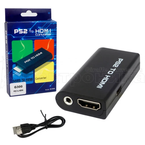 Кабель - переходник USB - PS / 2 6 pin(f), черный, Mirex