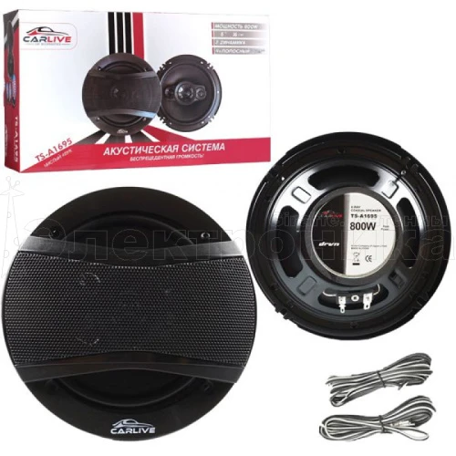 автомобильная акустика carlive ts-a1695 (6")(pioneeir ok) колонки для авто (2 коаксиальных динамика)  фото