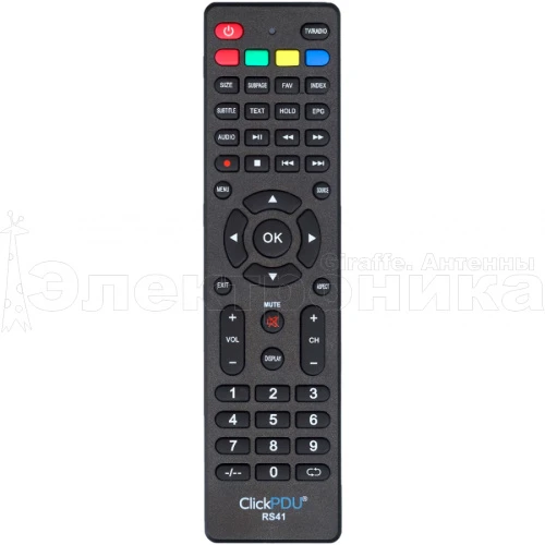 пульт для телевизора  clickpdu rs41 тв пульт ду  универсальный пду, с функцией smart  фото