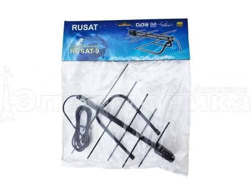Антенна комнатная  Rusat-9 USB с усилителем. для телевизора. активная.  для дома. для дачи купить в г.МОСКВА