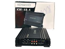 усилитель звука автомобильный kenwood kw-48.4, 3800вт, 4-х канальный  фото