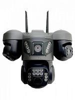 камера видеонаблюдения уличная wi-fi-камера орбита ot-vni68a  2 mpix 3 hd камеры  фото
