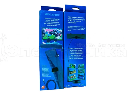 Антенна ТВ комнатная цифровая НD-218-2 эфирная для DVB-T2 телевидения купить в г.МОСКВА