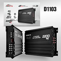 усилитель звука автомобильный carlive dl-01 45.1, 2200w, 4-х канальный  фото