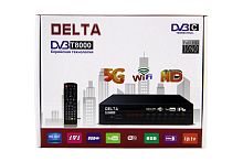 Ресивер цифровой HD DELTA T8000 эфирный DVB-T2/C приставка бесплатное тв тюнер медиаплеер от магазина Электроника GA