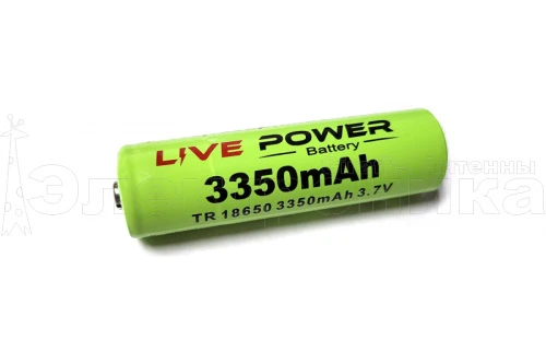аккумулятор ultrafire g60 18650 ltp-05 (3350 mah 3.7v) перезаряжаемая литий-ионная батарейка  фото