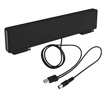 антенна тв комнатная цифровая bas-5310-usb horizon-usb с усилителем эфирная для dvb-t2 рэмо  фото