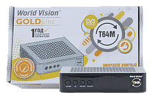 Ресивер  эфирный HD (DVB-T2)          World-Vision T64M  пласт, экран, кнопки,  от магазина Электроника GA