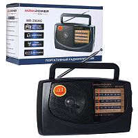 радиоприемник переносной mrm deespi re-20/308 (am/fm/sw1-2) проигрыватель, питание: 220в  фото