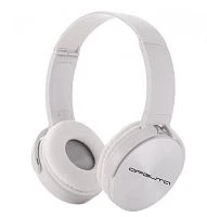 орбита ot-erb39(450bt) белый наушники большие - гарнитура (bluetooth,fm,tf)  фото