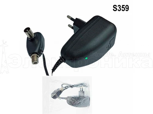 блок питания для антенн lp-175 (12v 1a) live-power, c f- разъёмом, с инжектором питания  фото