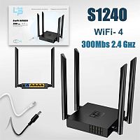 роутер wi-fi lp-link wr850 n300, wi-fi маршрутизатор, 2,4ггц, 4 порта lan, 300 mbs  фото