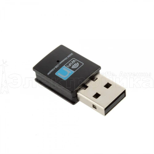 wi-fi адаптер орбита ot-pck03 (wd-310), частота 2,4 ггц  300 мбит/с поддержка mimo  фото