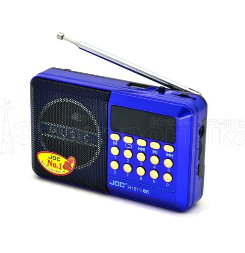 радиоприемник переносной joc h1011usb tf/usb - проигрыватель, питание: аккумулятор / 220в  фото