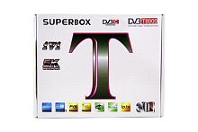 Ресивер цифровой HD T - SUPERBOX  T8000 эфирный DVB-T2/C приставка бесплатное тв тюнер медиаплеер от магазина Электроника GA