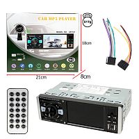 автомагнитола 1din mp5 4051ai mirrorlink, пульт ду сенсорный экран 4,1" fm радио, usb  фото
