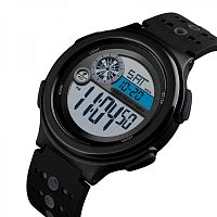 часы наручные электронные skmei 1375 водостойкость 5 атм, дата, будильник, секундомер, подсветка  фото