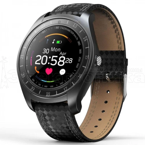 smart часы орбита wd-v10 чёрные (sim,tf)/50  фото