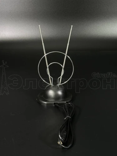 Антенна ТВ комнатная цифровая MRM ANT08 с усилением 3дБ, эфирная для DVB-T2 телевидения купить в г.МОСКВА