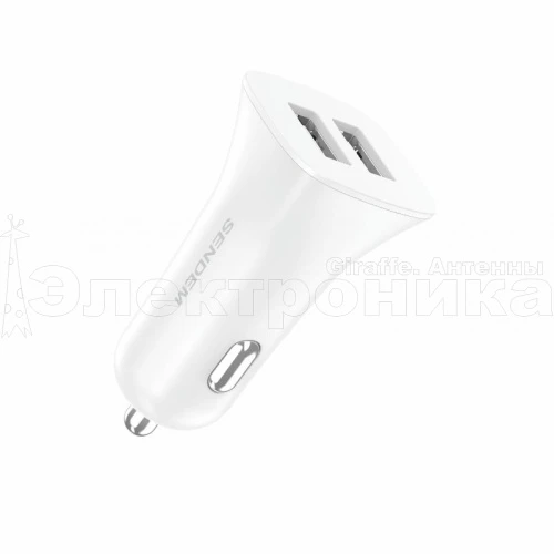 зарядное устройство sendem d66 автомобильное в прикуриватель usb (5b,3400ma)  фото