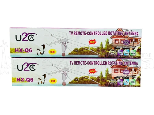 Антенна ТВ внешняя уличная Q-6 MalkaTech цифровая эфирная для DVB-T2 ТВ наружная купить в г.МОСКВА