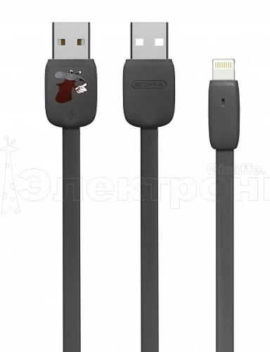 кабель usb 2.1a ezra dc02 (ios lighting) 1.2м/500  фото